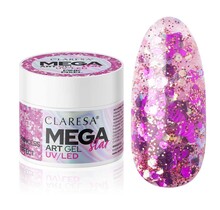 Claresa Megastar Pink Pixel UV/LED Art Gel 10gr.
