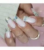 Claresa Megastar Silver Flicker UV/LED Art Gel 10gr.