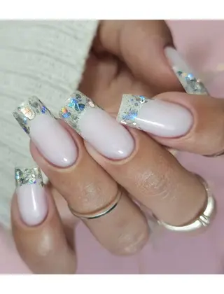 Megastar Silver Flicker Uv/Led Art Gel 10Gr.