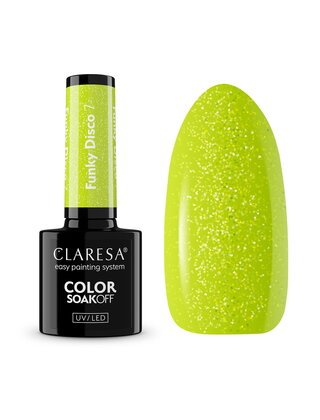 Claresa UV/LED Gellak 5ml Funky Disco 7 LIME LIGHT