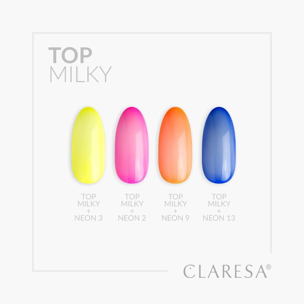 CLARESA TOP COAT MILKY 5G CLARESA TOP COAT MILKY 5G