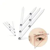B. B. Cosmetics Browlineaal gebogen, voor symetrische wenkbrauwen B. B. Cosmetics Browlineaal gebogen, voor symetrische wenkbrauwen