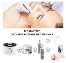 Startset Ontharen Bovenlip met Stripwax – Compleet en Langdurig Glad