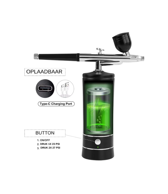 Airbrush incl. Cleaningpot