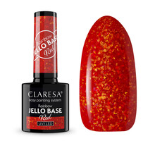 Gel Polish Claresa Rainbow Jello Base Coat RED