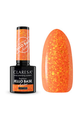 Gel Polish Claresa Rainbow Jello Base Coat AMBER