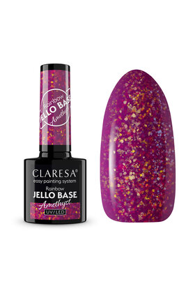 Gel Polish Claresa Rainbow Jello Base Coat AMETHYST