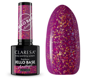 CLARESA Gel Polish Claresa Rainbow Jello Base Coat AMETHYST