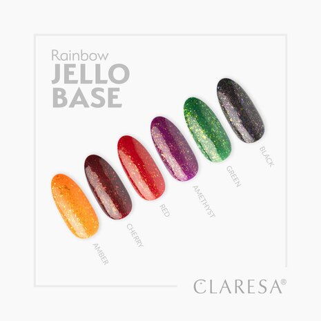 CLARESA  Gel Polish Claresa Rainbow Jello Base Coat GREEN CLARESA  Gel Polish Claresa Rainbow Jello Base Coat GREEN