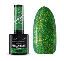Gel Polish  Rainbow Jello Base Coat Green