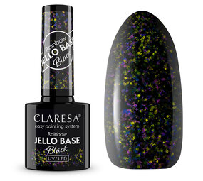 CLARESA Gel Polish Claresa Rainbow Jello Base Coat BLACK CLARESA Gel Polish Claresa Rainbow Jello Base Coat BLACK