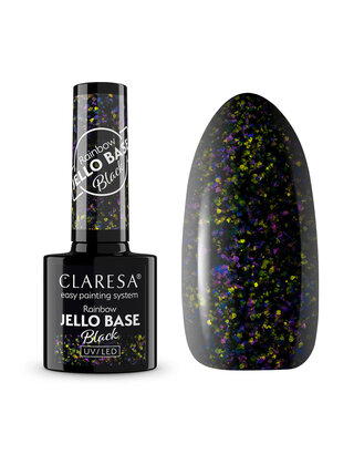Gel Polish Claresa Rainbow Jello Base Coat BLACK