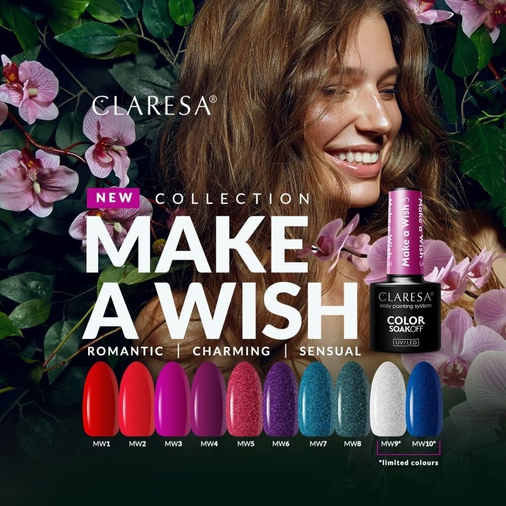 CLARESA Claresa MAKE A WISH 8 Gel Nail Polish 5 g CLARESA Claresa MAKE A WISH 8 Gel Nail Polish 5 g