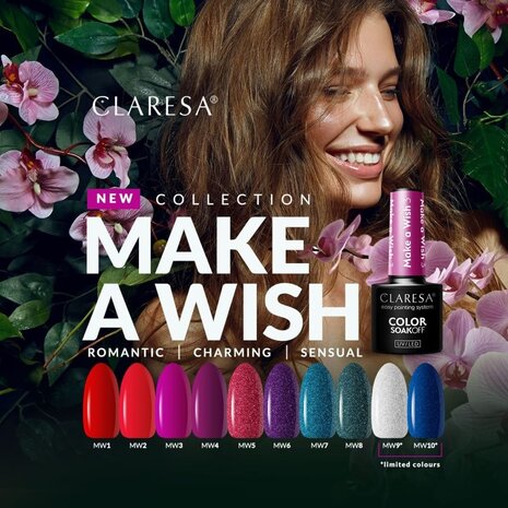 CLARESA Claresa MAKE A WISH 8 Gel Nail Polish 5 g CLARESA Claresa MAKE A WISH 8 Gel Nail Polish 5 g