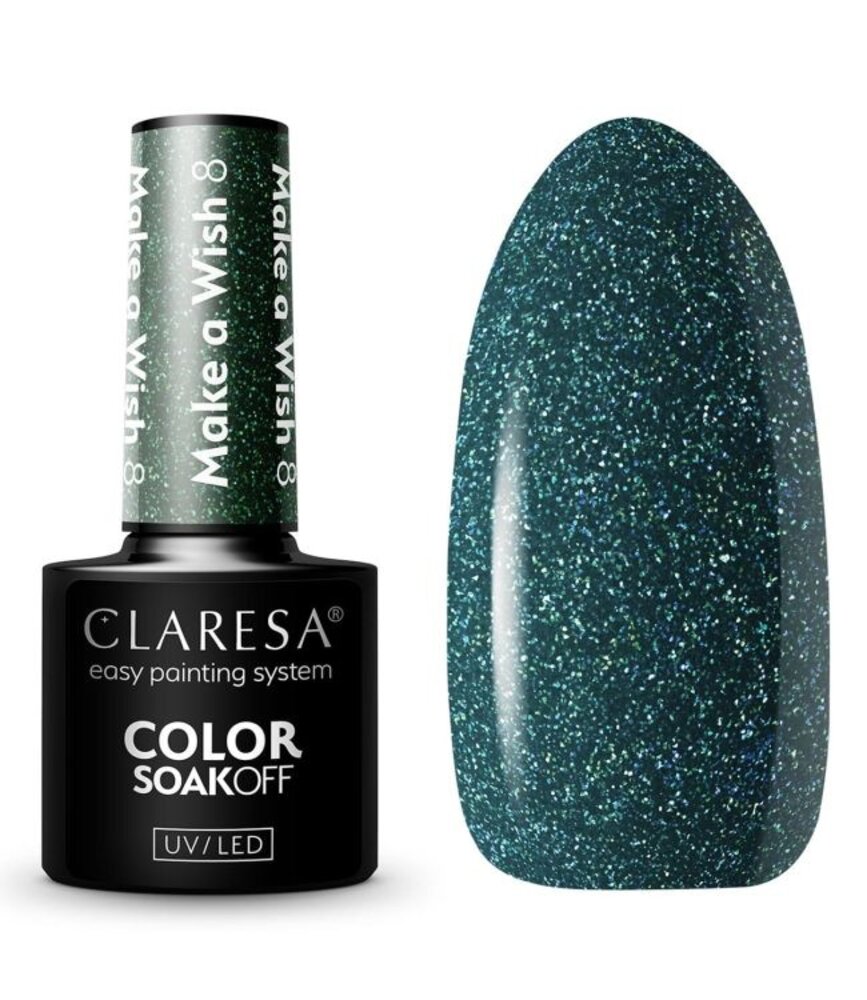 CLARESA Claresa MAKE A WISH 8 Gel Nail Polish 5 g CLARESA Claresa MAKE A WISH 8 Gel Nail Polish 5 g