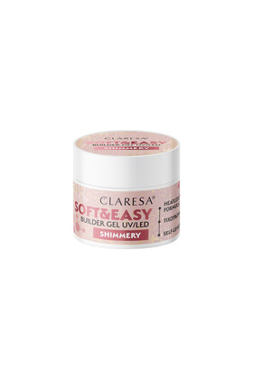Claresa Soft & Easy Buildergel  UV/LED |SHIMMERY  12 gr.