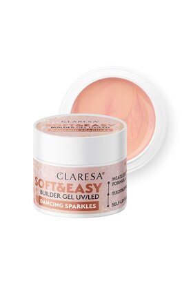 Claresa Soft & Easy Buildergel  UV/LED |DANCING SPARKLES  12gr.