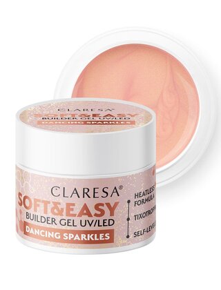SOFT & EASY BUILDERGEL , DANCING SPARKLES  12GR.