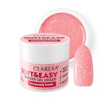 SOFT & EASY BUILDERGEL  UV/LED, GLIMMER PINK I 12 GR.