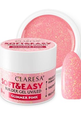 SOFT & EASY BUILDERGEL , GLIMMER PINK I 12 GR.