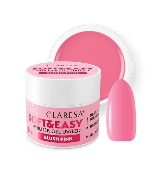 SOFT & EASY BUILDERGEL  UV/LED, BLUSH PINK I 12 GR.