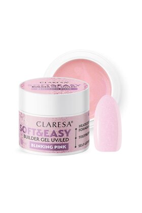 Claresa Soft & Easy Buildergel|BLINKING PINK I 12 gr. Nailstyling