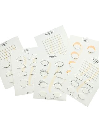 Oefenbladen Voor Wimperextensions