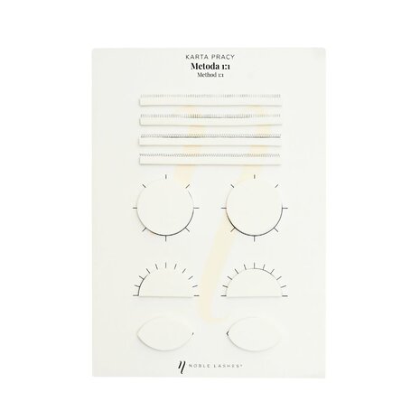Noble Lashes Oefenbladen voor Wimperextensions: Essentiële Tools voor Wimperstylisten Noble Lashes Oefenbladen voor Wimperextensions: Essentiële Tools voor Wimperstylisten
