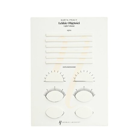 Noble Lashes Oefenbladen voor Wimperextensions: Essentiële Tools voor Wimperstylisten Noble Lashes Oefenbladen voor Wimperextensions: Essentiële Tools voor Wimperstylisten