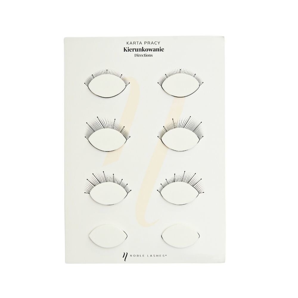 Noble Lashes Oefenbladen voor Wimperextensions: Essentiële Tools voor Wimperstylisten Noble Lashes Oefenbladen voor Wimperextensions: Essentiële Tools voor Wimperstylisten