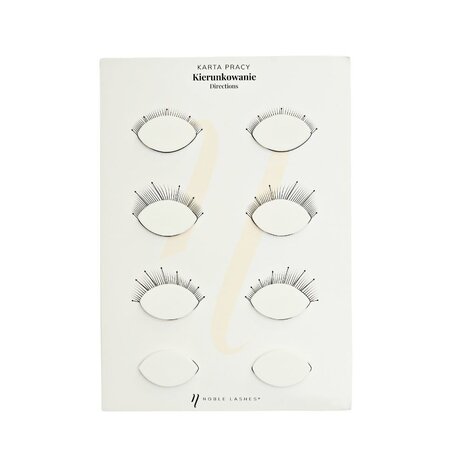 Noble Lashes Oefenbladen voor Wimperextensions: Essentiële Tools voor Wimperstylisten Noble Lashes Oefenbladen voor Wimperextensions: Essentiële Tools voor Wimperstylisten