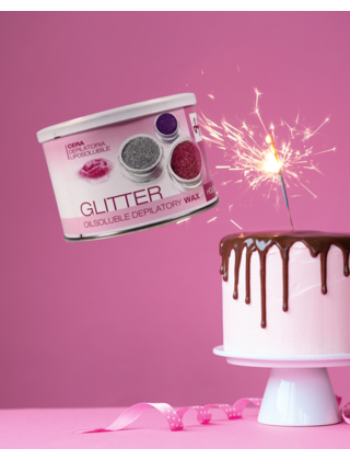 Holiday Gel Stripwax Glitter