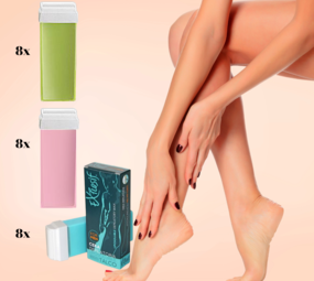 Holiday StripWax refills 3 x 8| 100 ml |voor 3 huidcondities Holiday StripWax refills 3 x 8| 100 ml |voor 3 huidcondities