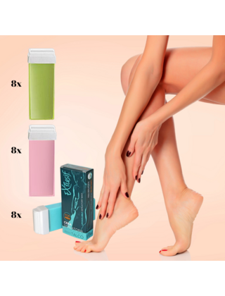 StripWax refills 3 x 8| 100 ml |voor 3 huidcondities