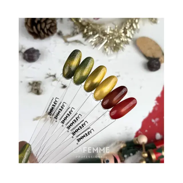 KIT CAT EYE "MERRY AND BRIGHT" Gel Polish Set - Perfecte Feestnagels