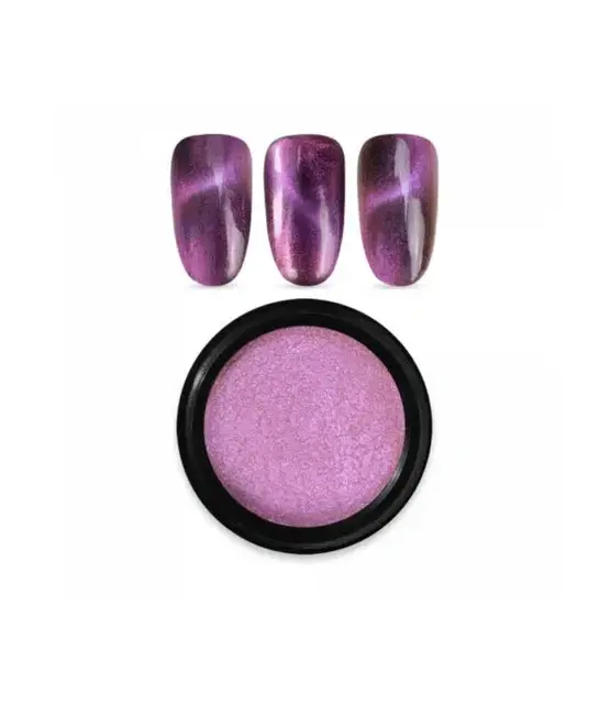 MOYRA Magnetic Cat Eye Pigment Powder 01 Paars: Creëer Unieke Effecten
