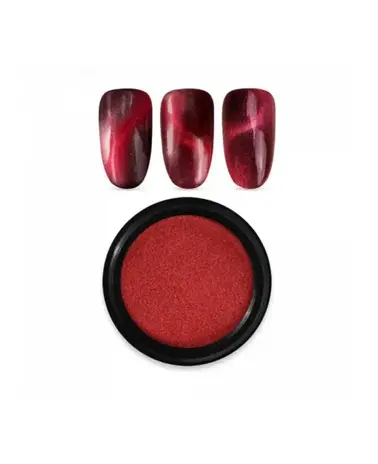 moyra MOYRA Magnetic Cat Eye Pigment Powder 02 Rood: Maak Magnetisch Effect moyra MOYRA Magnetic Cat Eye Pigment Powder 02 Rood: Maak Magnetisch Effect