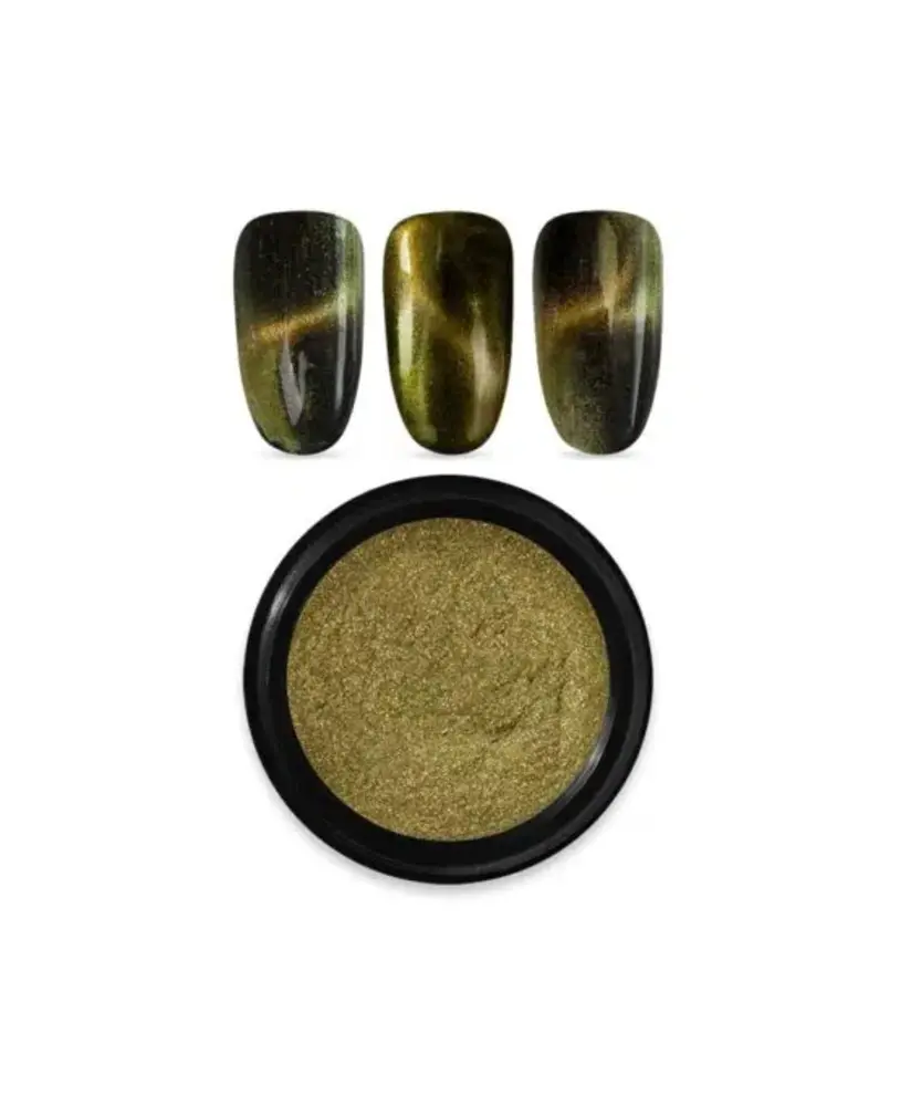 moyra MOYRA Magnetic Cat Eye Pigment Powder 03 Gold voor Cat Eye Effect