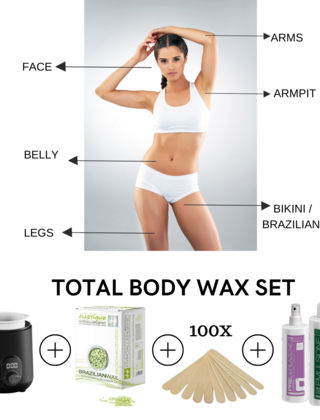 Total Body Wax Set Macadamia