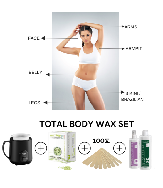 TOTAL BODY WAX SET MACADAMIA