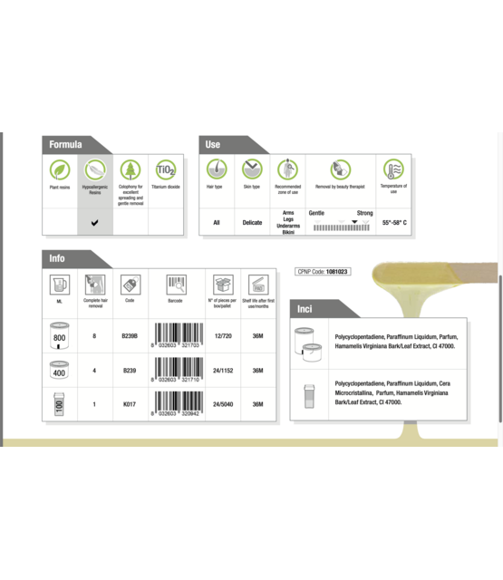 Gel Stripwax Hamamelis – Kalmerende Gelhars