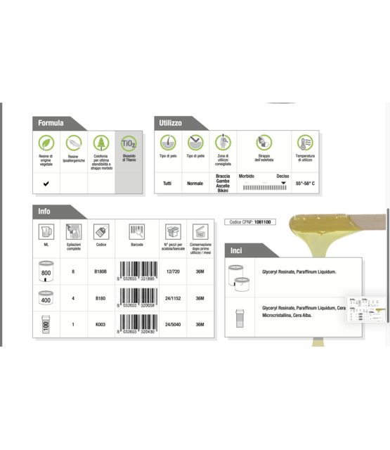Striphars Naturalklassieke Stripwax
