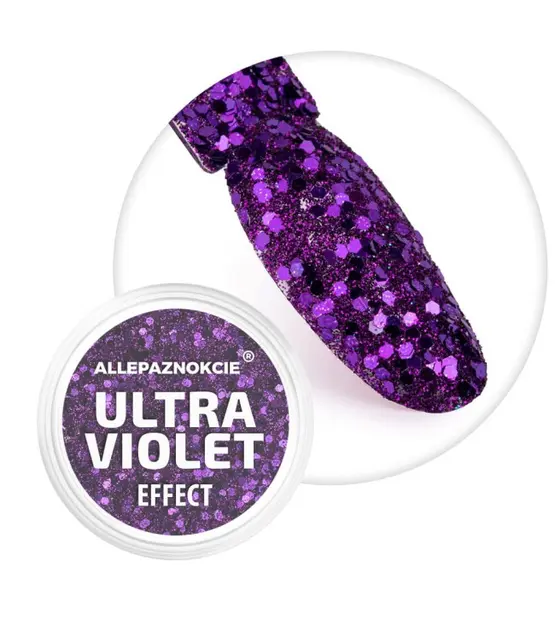 Nail powder ultraviolet effect nr. 5