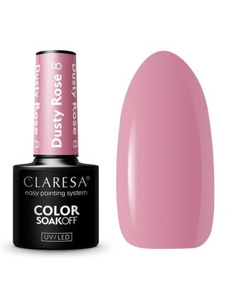 Claresa UV/LED Gel Polish Dusty Rose 8