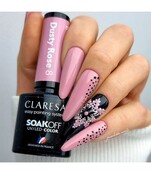 Claresa UV/LED Gel Polish Dusty Rose 8  – Elegant en Duurzaam voor Professionele Nagels