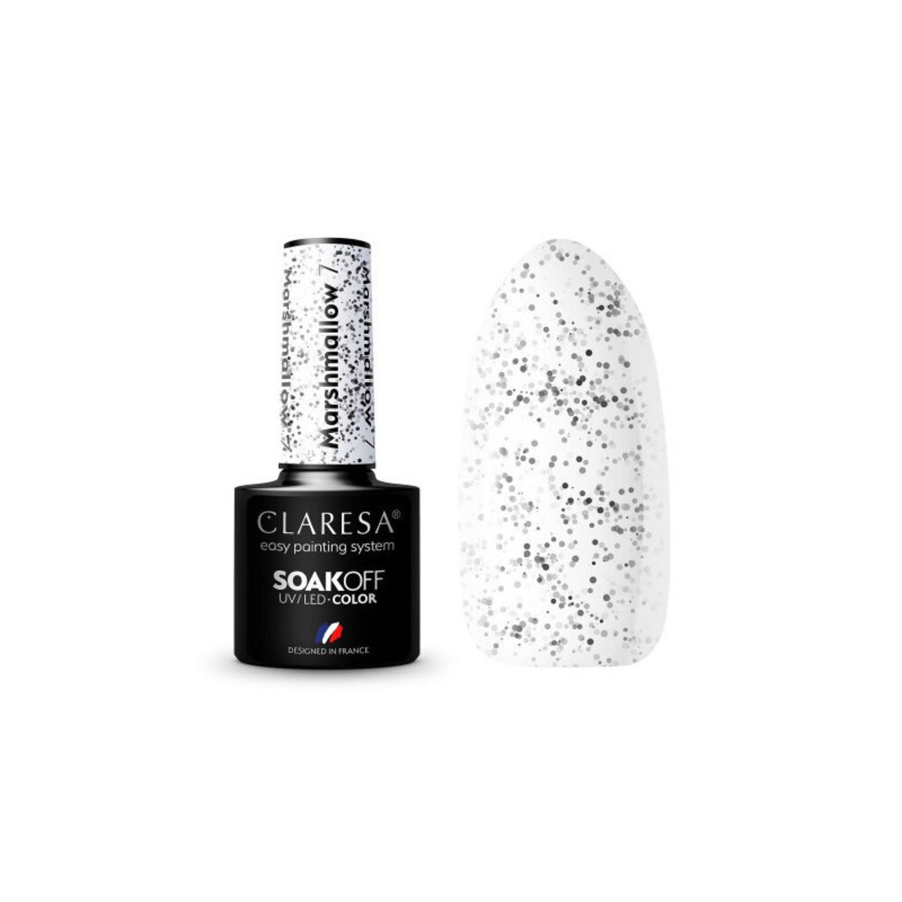 CLARESA Claresa UV/LED Gellak Marshmallow 7 – Zachte en Elegante Nagelkleur