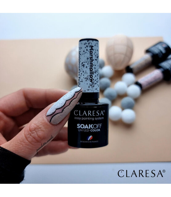 Claresa UV/LED Gellak Marshmallow 7 – Zachte en Elegante Nagelkleur