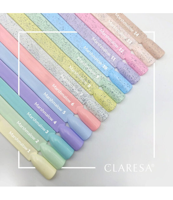 Claresa UV/LED Gellak Marshmallow 8 – Zachte en Elegante Nagelkleur