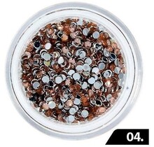 Imitatie Glassteentjesnailart , Ca 200 Stuks