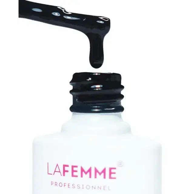 La Femme Gel Polish H073 Black Shadow – Gitzwart & Langhoudend